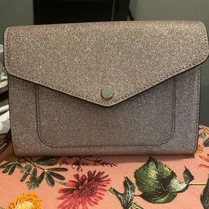 Kate Spade Tinsel Flap Crossbody & unbranded dust bag (NWOT)